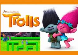 Image result for Trolls 3D Maze Adventure Logo