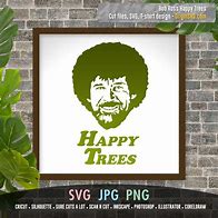 Image result for Bob Ross Happy Little Trees Free SVG