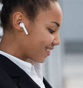 Image result for Person with Air Pods