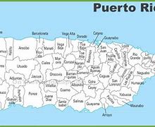 Image result for Puerto Rico Towns Map