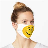 Image result for Happy Face Emoji with Mask