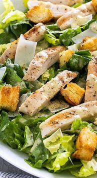 Image result for Chicken Caesar Salad Beauty Shot