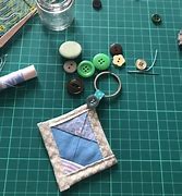 Image result for Quilted Key Chain