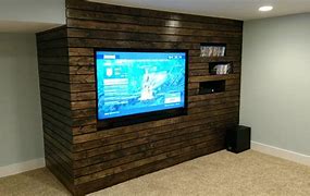 Image result for 85 Inch TV in Basement