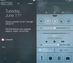 Image result for iOS 7 Lock Screen