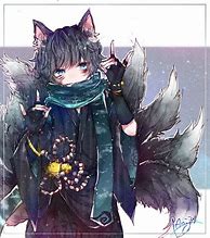 Image result for Anime Cat Boy Line Art