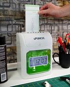 Image result for Punch Card Time Clock