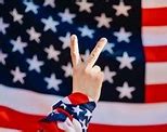 Image result for American Flag Peace Sign