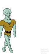 Image result for Handsome Squidward Full Body PNG
