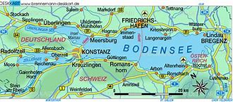 Image result for Konstanz Freiburg Baden Wurttemberg Map
