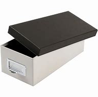 Image result for Index Card Storage Box