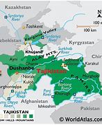 Image result for Tajikistan Physical Map