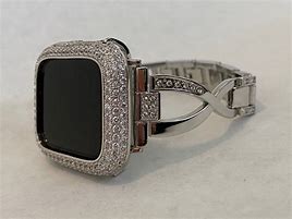 Image result for Apple Watch Band Silver Diamon