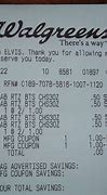 Image result for Walgreens Prescription Receipt