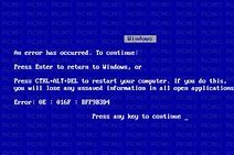 Image result for HP Laptop Blue Screen