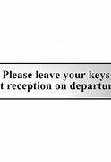 Image result for Reminder to Leave Keys