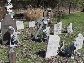 Image result for Halloween Cemetery Decorations