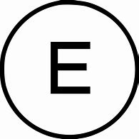 Image result for Circle E Symbol