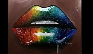 Image result for Cool Lip Art Glossy