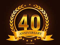 Image result for 40 Anniversary Cartoon Images