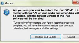 Image result for iTunes Factory Reset iPad