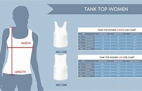 Image result for Tank Top Size Chart