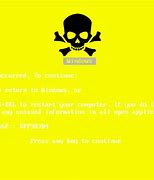 Image result for Something Went Wrong Error Yellow Screen of Death