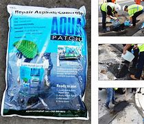Image result for Patching Asphalt with Concrete