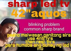 Image result for Sharp TV Flashing Light LED LCD Reset
