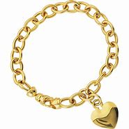 Image result for 14K Gold Heart Bracelet