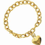 Image result for Gold Charm Bracelet