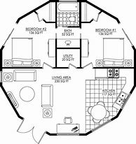Image result for Round Tiny House Floor Plans