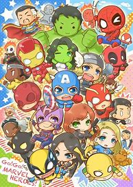 Image result for Chibi Marvel Characters