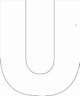 Image result for Cut Out Letter U