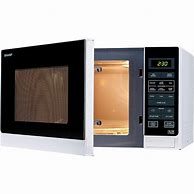 Image result for Sharp White Microwave Oven