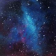 Image result for Galaxy Painting with Stars