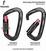 Image result for Auto Locking Carabiner