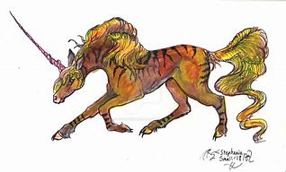Image result for Unicorn and Tiger Fight