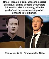 Image result for Data vs Data Meme
