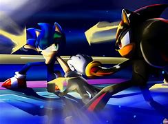 Image result for sonic vs shadow fans art