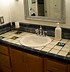 Image result for Tile Bathroom Countertops