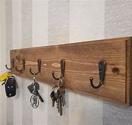 Image result for Wooden Key Hooks