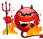 Image result for Devious Devil Emoji