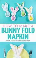 Image result for Napkin Folding Directions Easter
