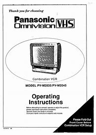 Image result for Panasonic TV VCR