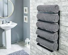 Image result for Multiple Towel Wall Mounted Rack