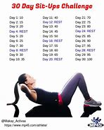 Image result for 30-Day Sit Up Challenge Workout