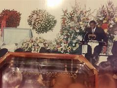 Image result for Biggie Smalls Funeral in Casket