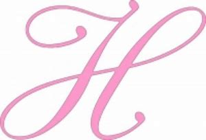 Image result for H in Cute Font