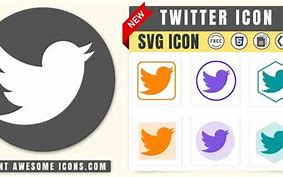 Image result for Twitter SVG Icon Code